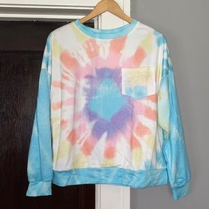 Tie Dye Long Sleeve Top